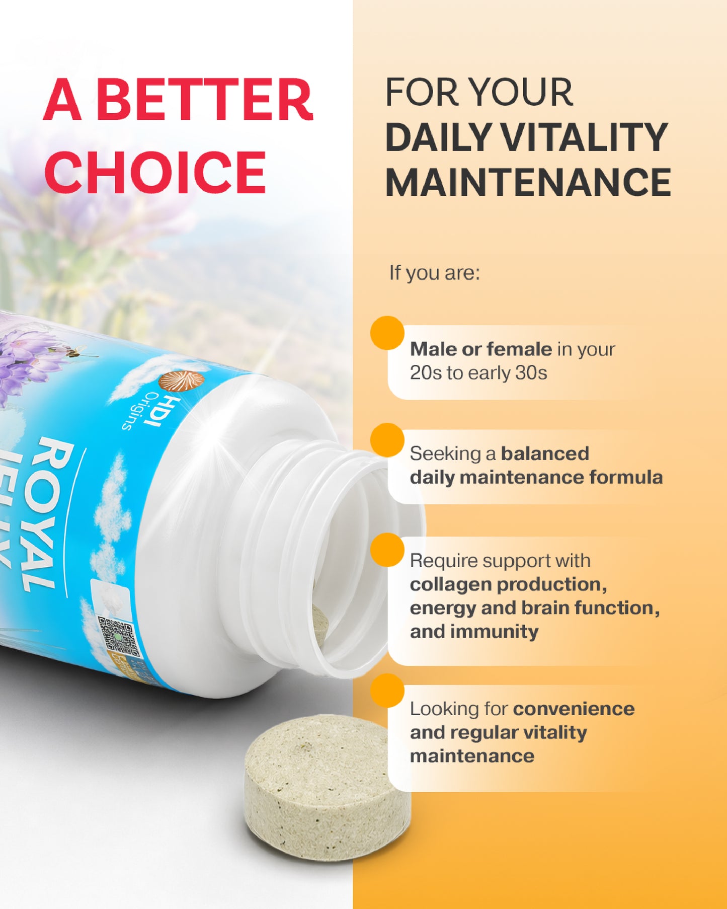 HDI Origins™ Royal Jelly Plus