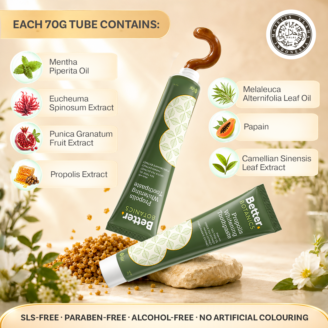 Better Botanics™Propolis Whitening Toothpaste