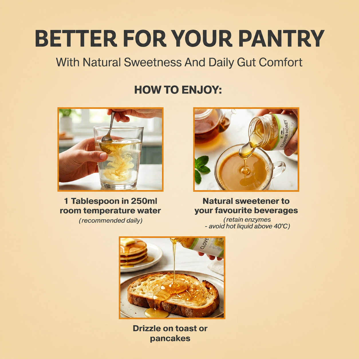 HDI Naturals™ Clover Honey