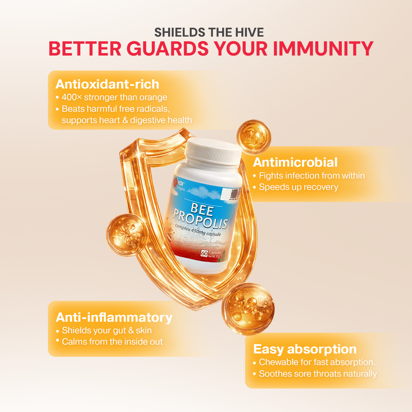 HDI Origins™ Bee Propolis Complex