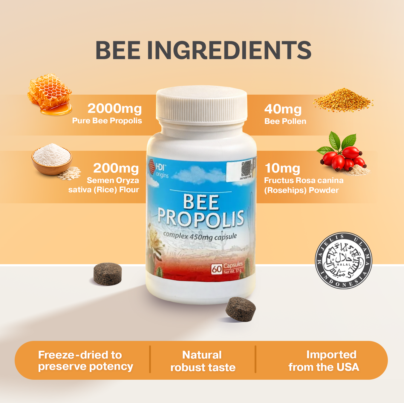 HDI Origins™ Bee Propolis Complex